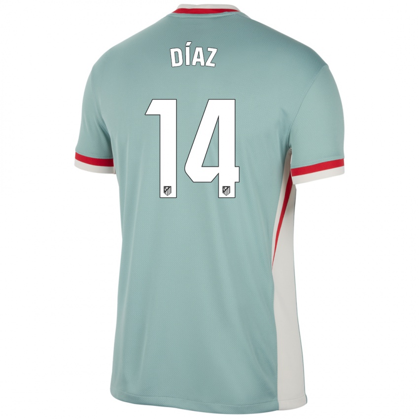 Herren Javier Díaz #14 Hellbeige Blau Auswärtstrikot Trikot 2024/25 T-Shirt Österreich