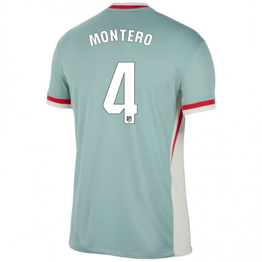 Herren Francisco Montero #4 Hellbeige Blau Auswärtstrikot Trikot 2024/25 T-Shirt Österreich