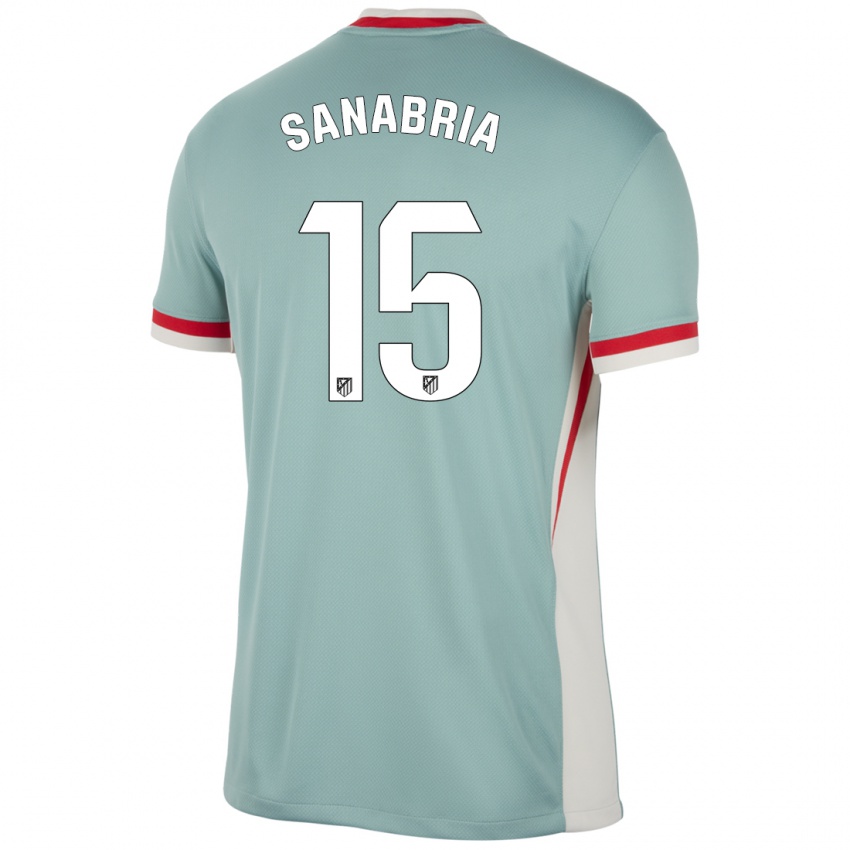 Herren Juan Sanabria #15 Hellbeige Blau Auswärtstrikot Trikot 2024/25 T-Shirt Österreich