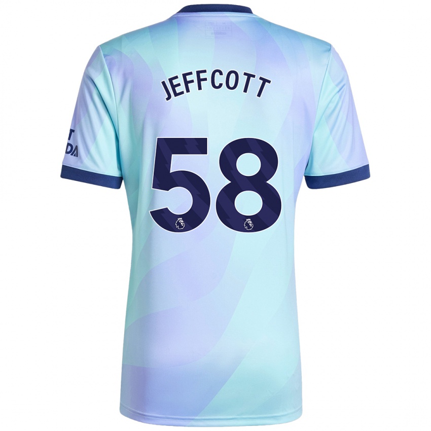 Herren Henry Jeffcott #58 Aquamarin Ausweichtrikot Trikot 2024/25 T-Shirt Österreich