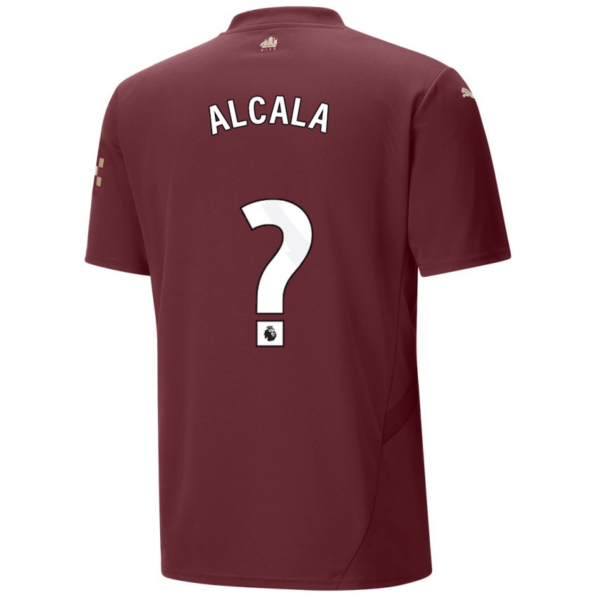 Herren Álex Alcalá #0 Kastanienbraun Ausweichtrikot Trikot 2024/25 T-Shirt Österreich