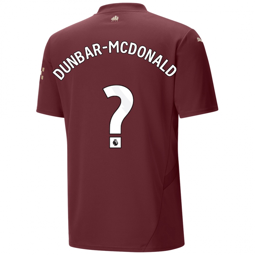 Herren Christian Dunbar-Mcdonald #0 Kastanienbraun Ausweichtrikot Trikot 2024/25 T-Shirt Österreich