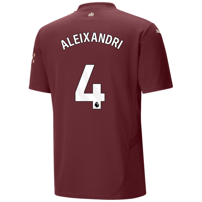 Herren Laia Aleixandri #4 Kastanienbraun Ausweichtrikot Trikot 2024/25 T-Shirt Österreich