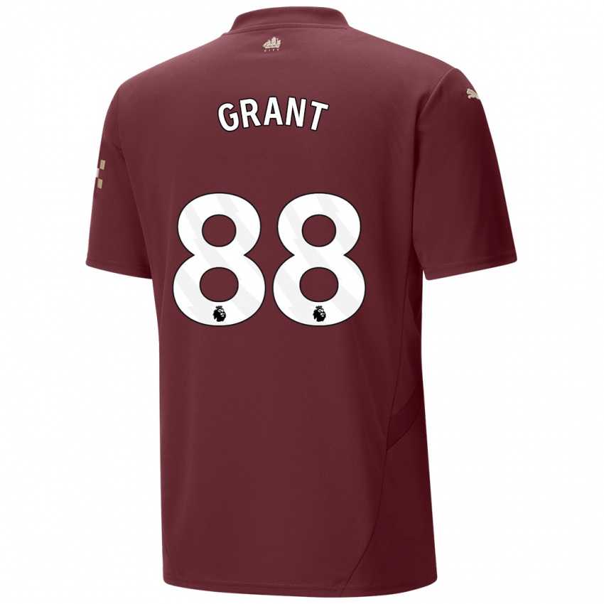 Herren True Grant #88 Kastanienbraun Ausweichtrikot Trikot 2024/25 T-Shirt Österreich