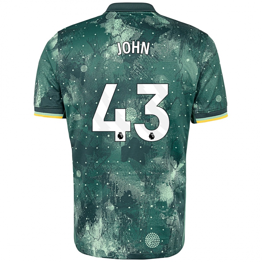 Herren Nile John #43 Mintgrün Ausweichtrikot Trikot 2024/25 T-Shirt Österreich