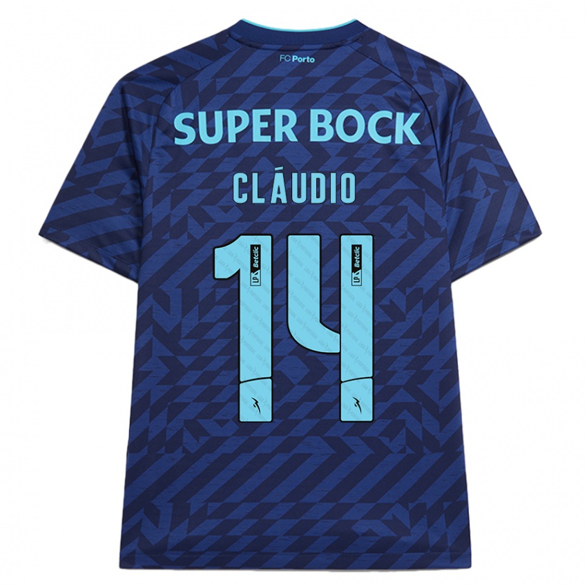 Herren Cláudio Ramos #14 Marineblau Ausweichtrikot Trikot 2024/25 T-Shirt Österreich