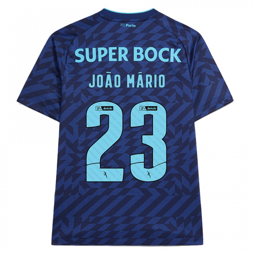 Herren João Mário #23 Marineblau Ausweichtrikot Trikot 2024/25 T-Shirt Österreich