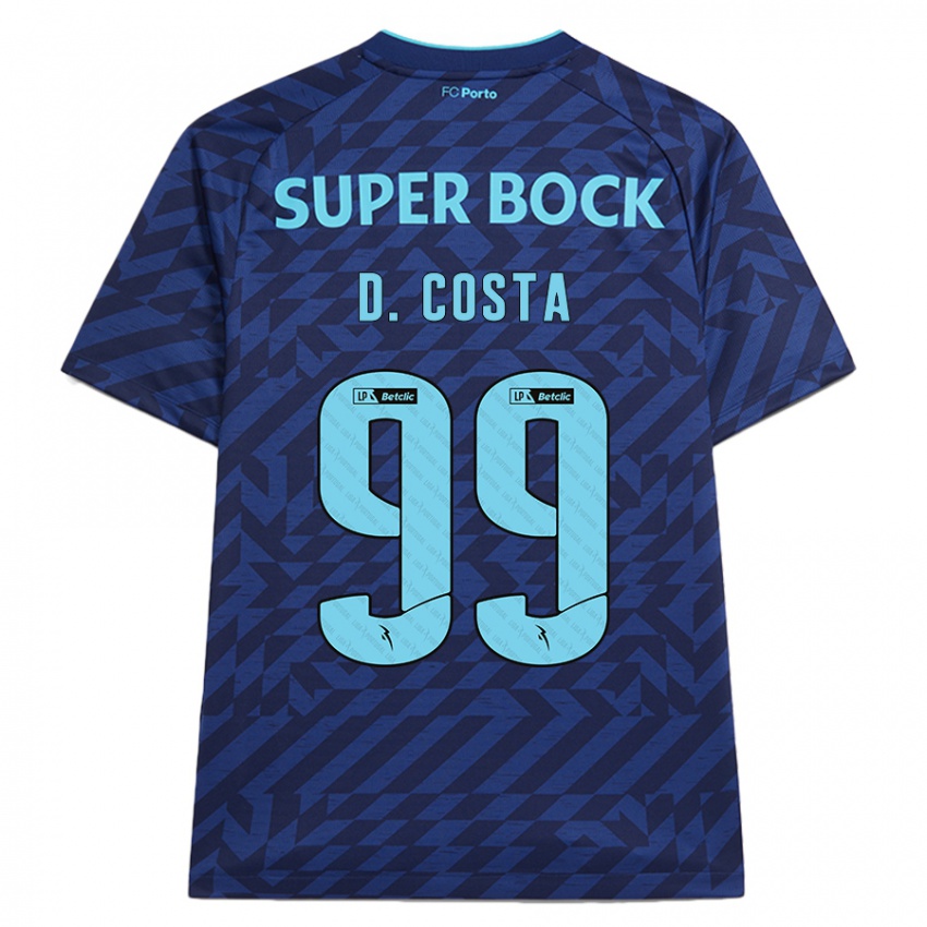 Herren Diogo Costa #99 Marineblau Ausweichtrikot Trikot 2024/25 T-Shirt Österreich