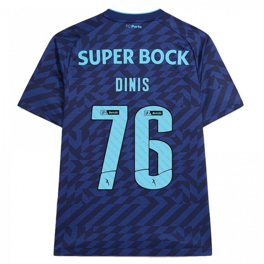 Herren Dinis #76 Marineblau Ausweichtrikot Trikot 2024/25 T-Shirt Österreich