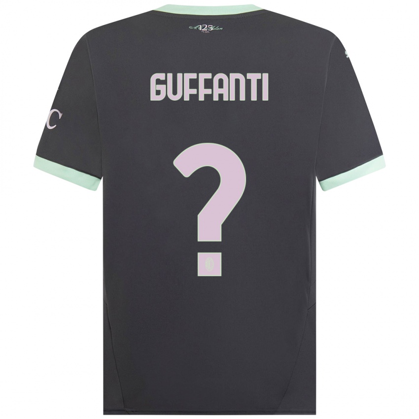 Herren Alessandro Guffanti #0 Grau Ausweichtrikot Trikot 2024/25 T-Shirt Österreich