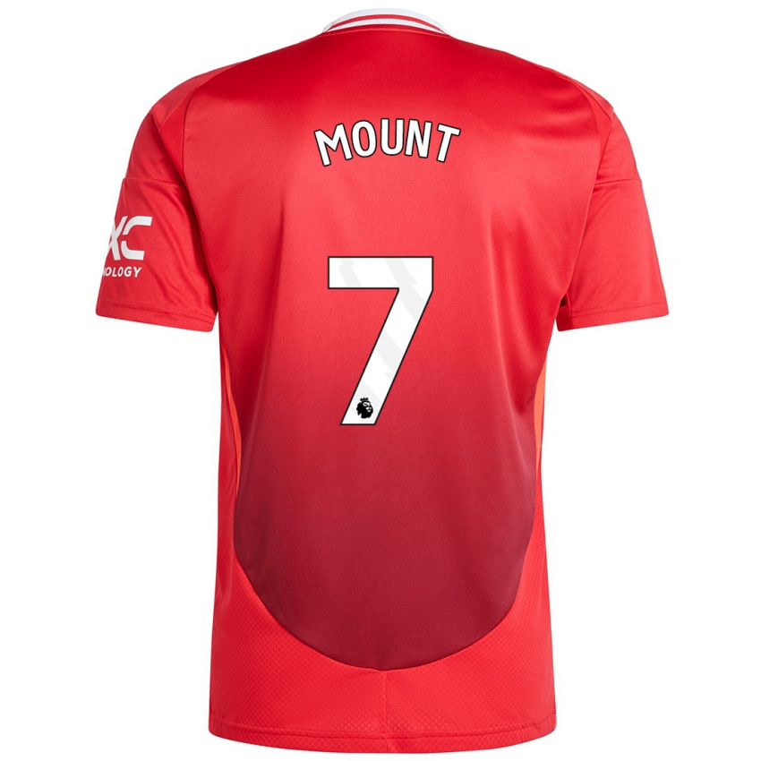 Damen Mason Mount #7 Hellrot Heimtrikot Trikot 2024/25 T-Shirt Österreich