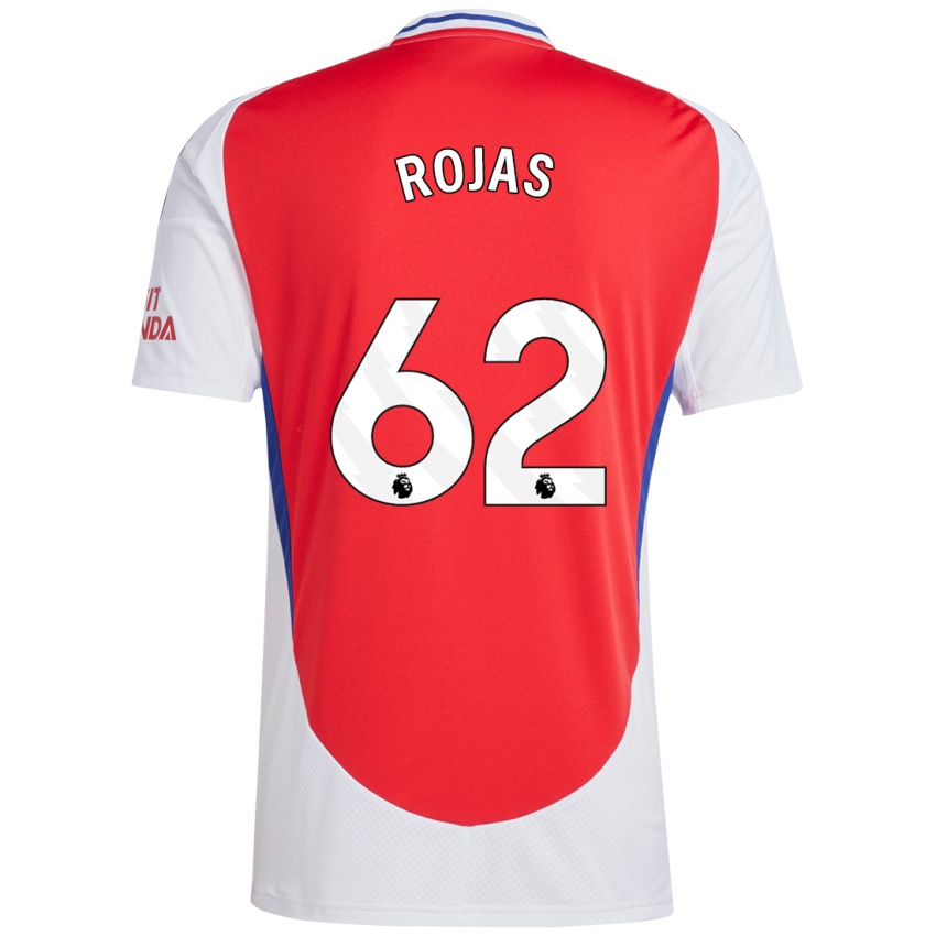 Damen Alexei Rojas #62 Rot Weiß Heimtrikot Trikot 2024/25 T-Shirt Österreich