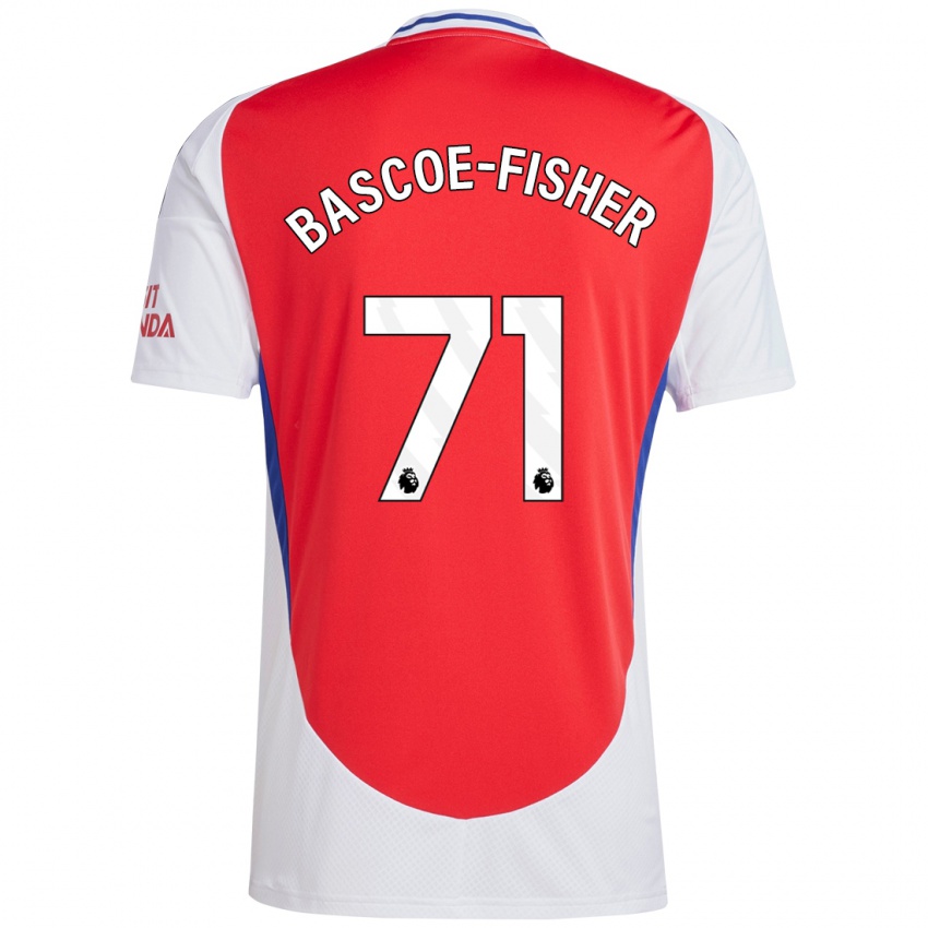 Damen Jakai Bascoe-Fisher #71 Rot Weiß Heimtrikot Trikot 2024/25 T-Shirt Österreich