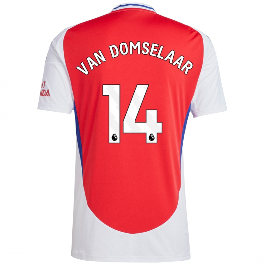 Damen Daphne Van Domselaar #14 Rot Weiß Heimtrikot Trikot 2024/25 T-Shirt Österreich