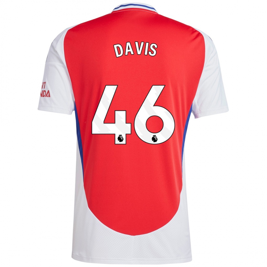 Damen Timi Davis #46 Rot Weiß Heimtrikot Trikot 2024/25 T-Shirt Österreich