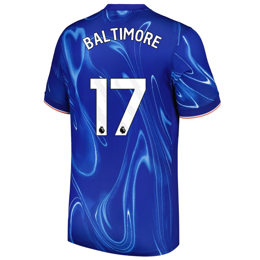 Damen Sandy Baltimore #17 Blau Weiß Heimtrikot Trikot 2024/25 T-Shirt Österreich