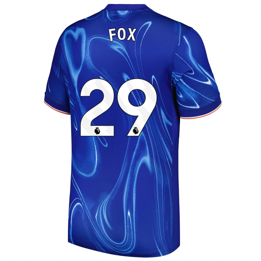 Damen Jorja Fox #29 Blau Weiß Heimtrikot Trikot 2024/25 T-Shirt Österreich