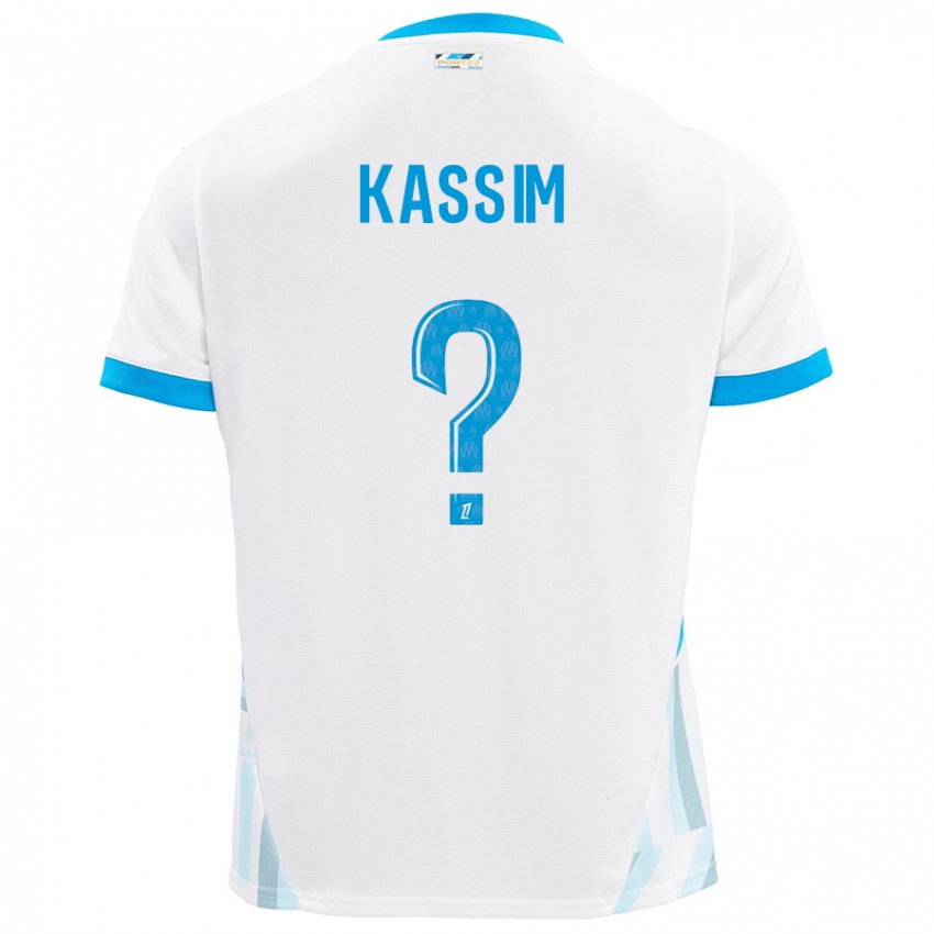 Damen Kassim Abdallah #0 Weiß Himmelblau Heimtrikot Trikot 2024/25 T-Shirt Österreich