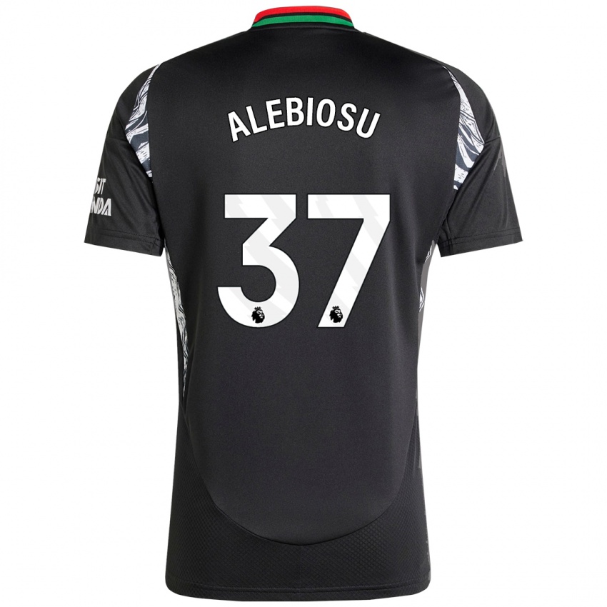 Damen Ryan Alebiosu #37 Schwarz Auswärtstrikot Trikot 2024/25 T-Shirt Österreich