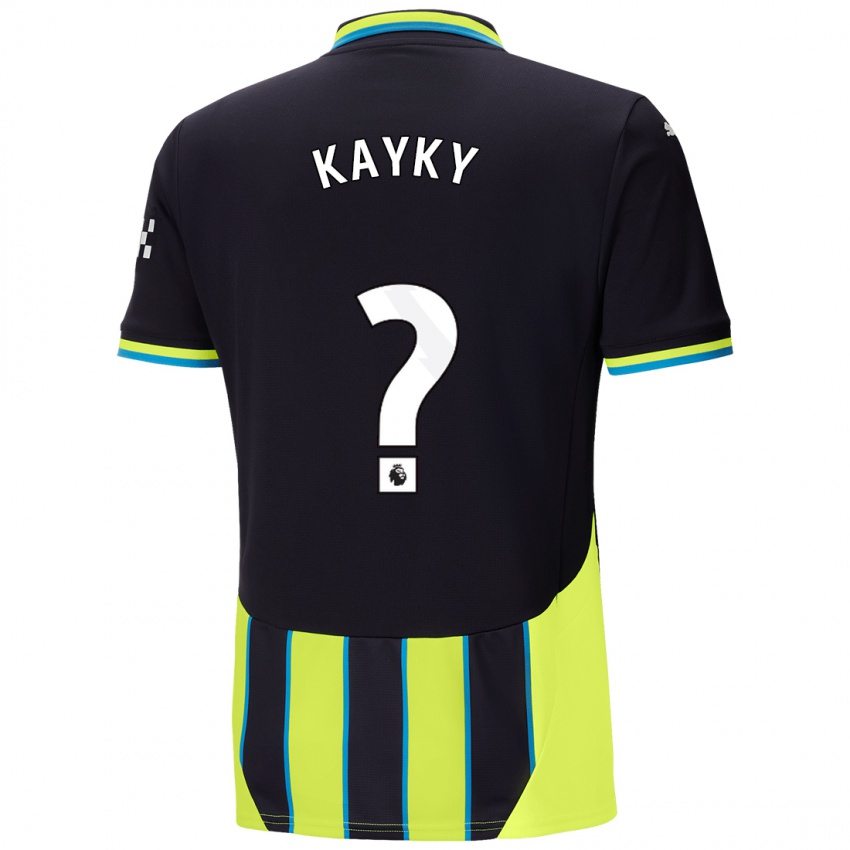 Damen Kayky #0 Blaugelb Auswärtstrikot Trikot 2024/25 T-Shirt Österreich