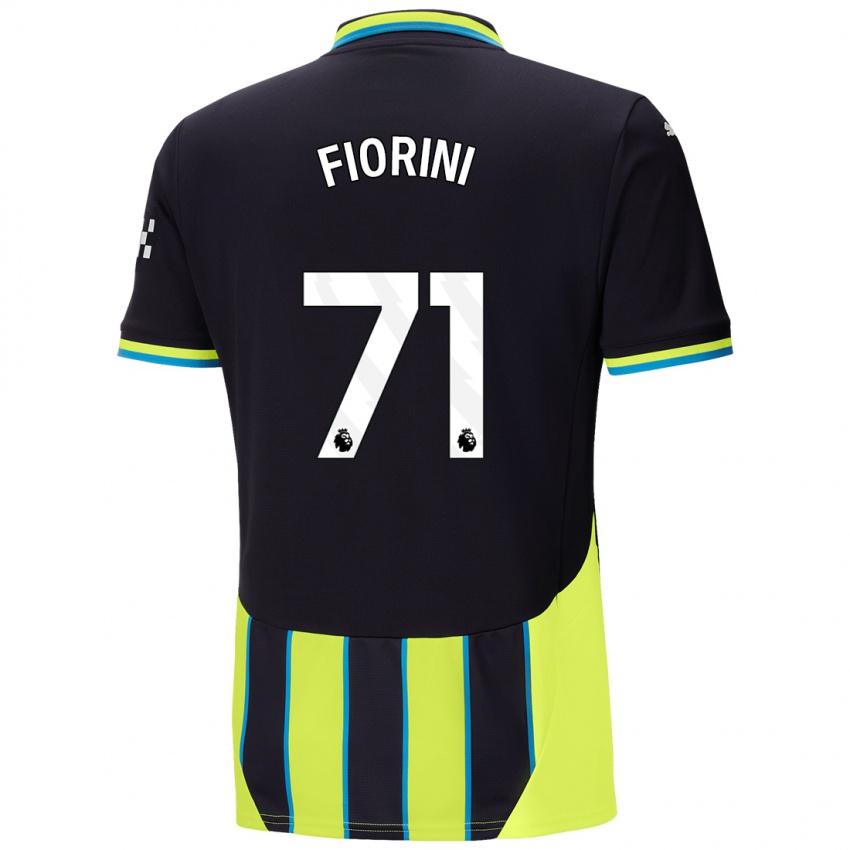 Damen Lewis Fiorini #71 Blaugelb Auswärtstrikot Trikot 2024/25 T-Shirt Österreich