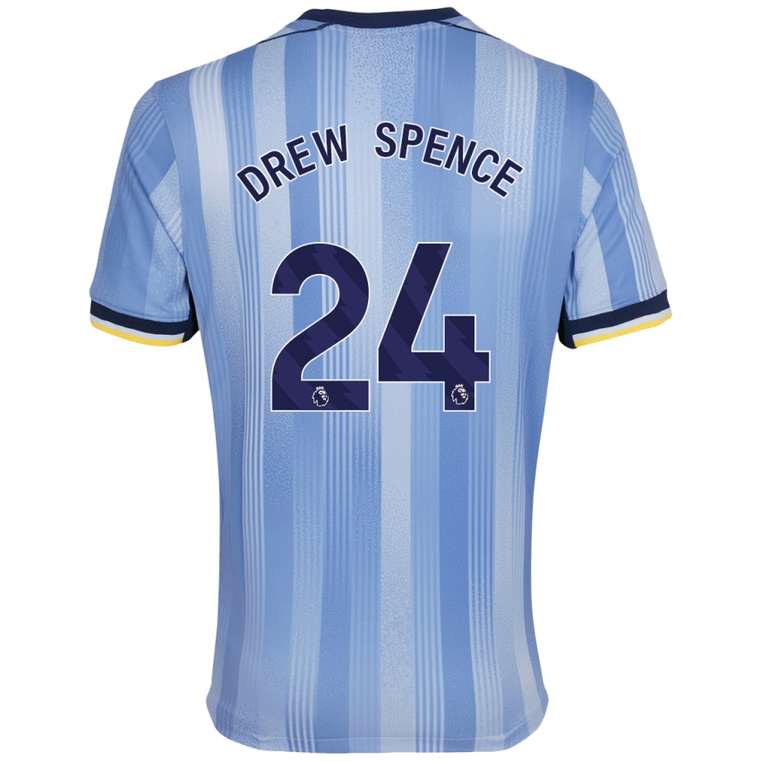 Damen Drew Spence #24 Hellblau Auswärtstrikot Trikot 2024/25 T-Shirt Österreich