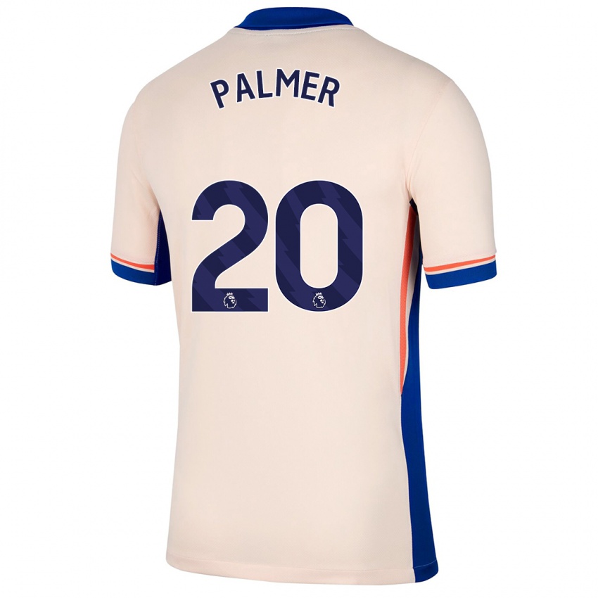 Damen Cole Palmer #20 Hellbeige Auswärtstrikot Trikot 2024/25 T-Shirt Österreich