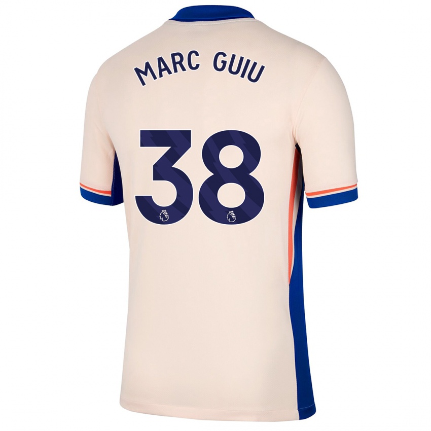 Damen Marc Guiu #38 Hellbeige Auswärtstrikot Trikot 2024/25 T-Shirt Österreich