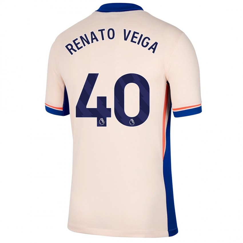 Damen Renato Veiga #40 Hellbeige Auswärtstrikot Trikot 2024/25 T-Shirt Österreich