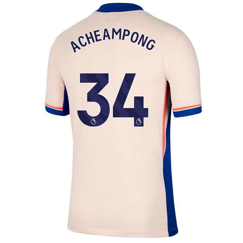 Damen Josh Acheampong #34 Hellbeige Auswärtstrikot Trikot 2024/25 T-Shirt Österreich