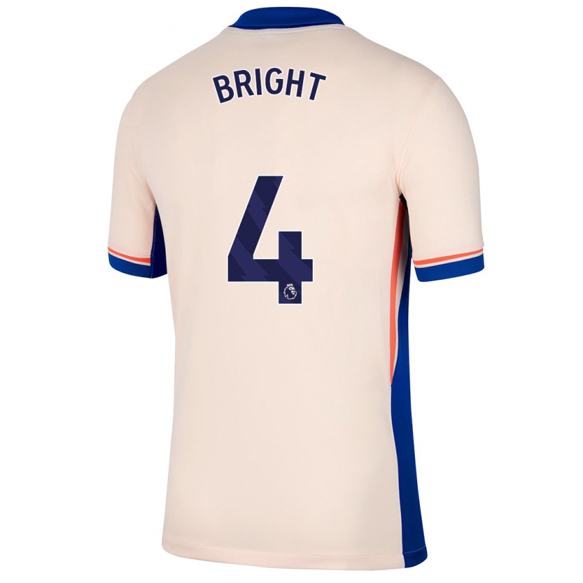 Damen Millie Bright #4 Hellbeige Auswärtstrikot Trikot 2024/25 T-Shirt Österreich