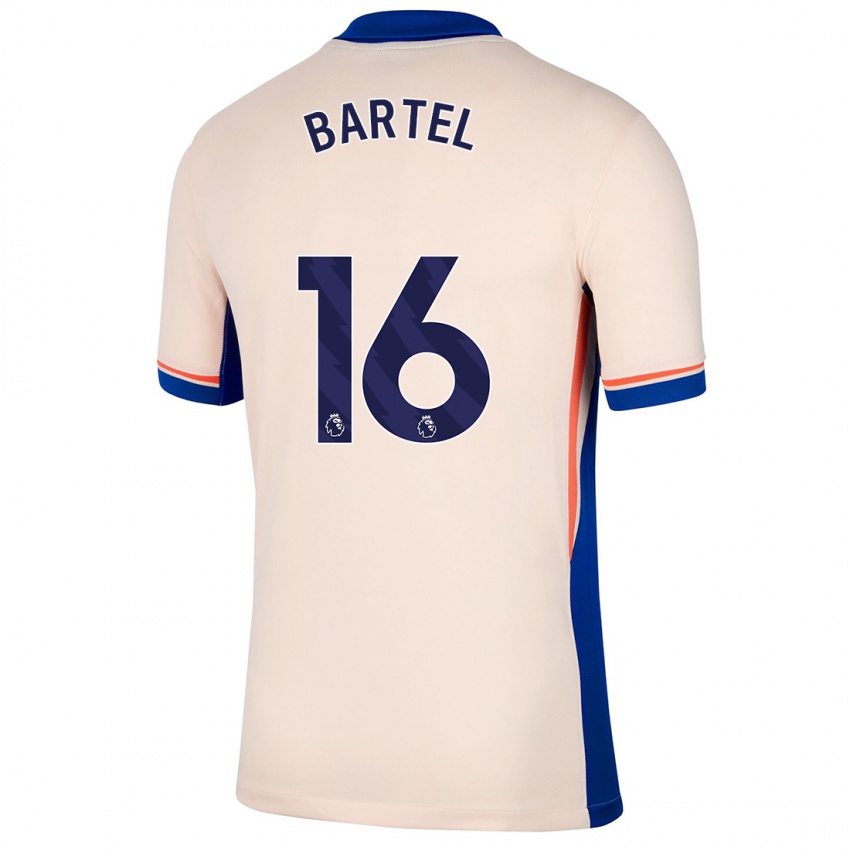 Damen Júlia Bartel #16 Hellbeige Auswärtstrikot Trikot 2024/25 T-Shirt Österreich