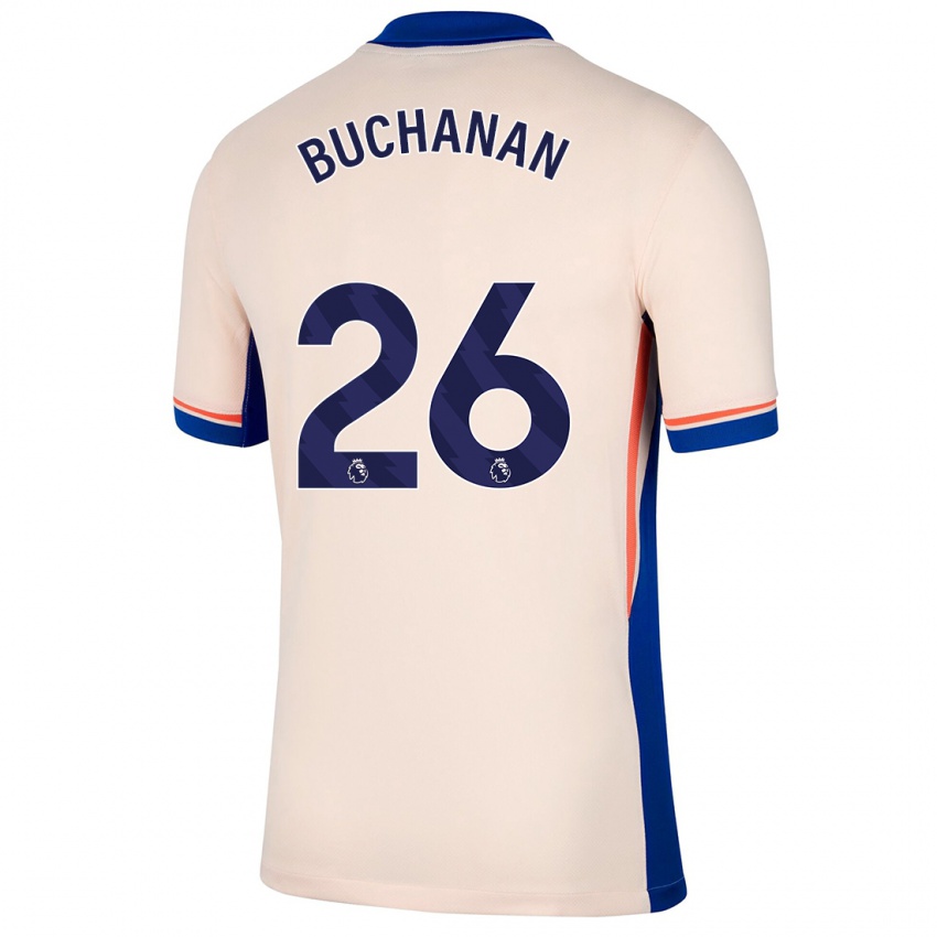 Damen Kadeisha Buchanan #26 Hellbeige Auswärtstrikot Trikot 2024/25 T-Shirt Österreich