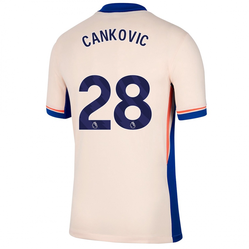 Damen Jelena Čanković #28 Hellbeige Auswärtstrikot Trikot 2024/25 T-Shirt Österreich