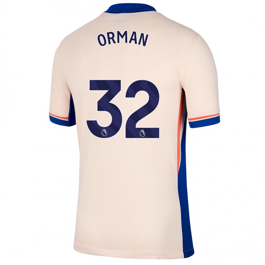 Damen Emily Orman #32 Hellbeige Auswärtstrikot Trikot 2024/25 T-Shirt Österreich