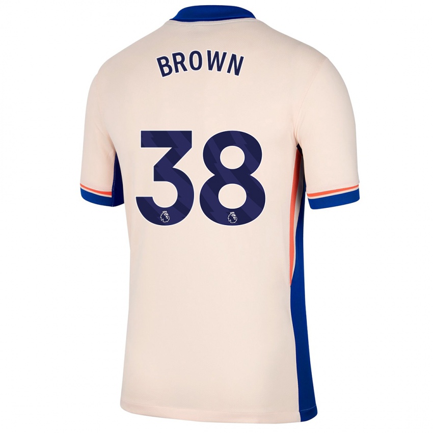 Damen Cerys Brown #38 Hellbeige Auswärtstrikot Trikot 2024/25 T-Shirt Österreich