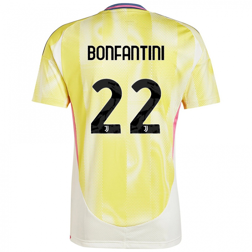 Damen Agnese Bonfantini #22 Solargelb Auswärtstrikot Trikot 2024/25 T-Shirt Österreich