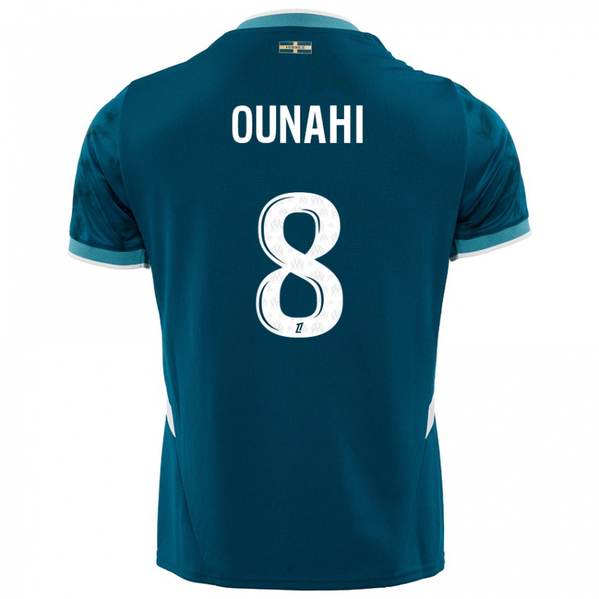 Damen Azzedine Ounahi #8 Türkisblau Auswärtstrikot Trikot 2024/25 T-Shirt Österreich