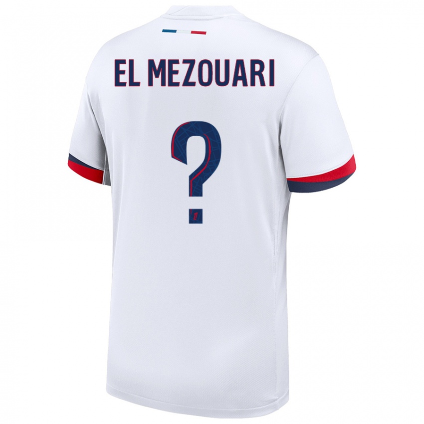 Damen Salah-Dine El Mezouari #0 Weiß Blau Rot Auswärtstrikot Trikot 2024/25 T-Shirt Österreich