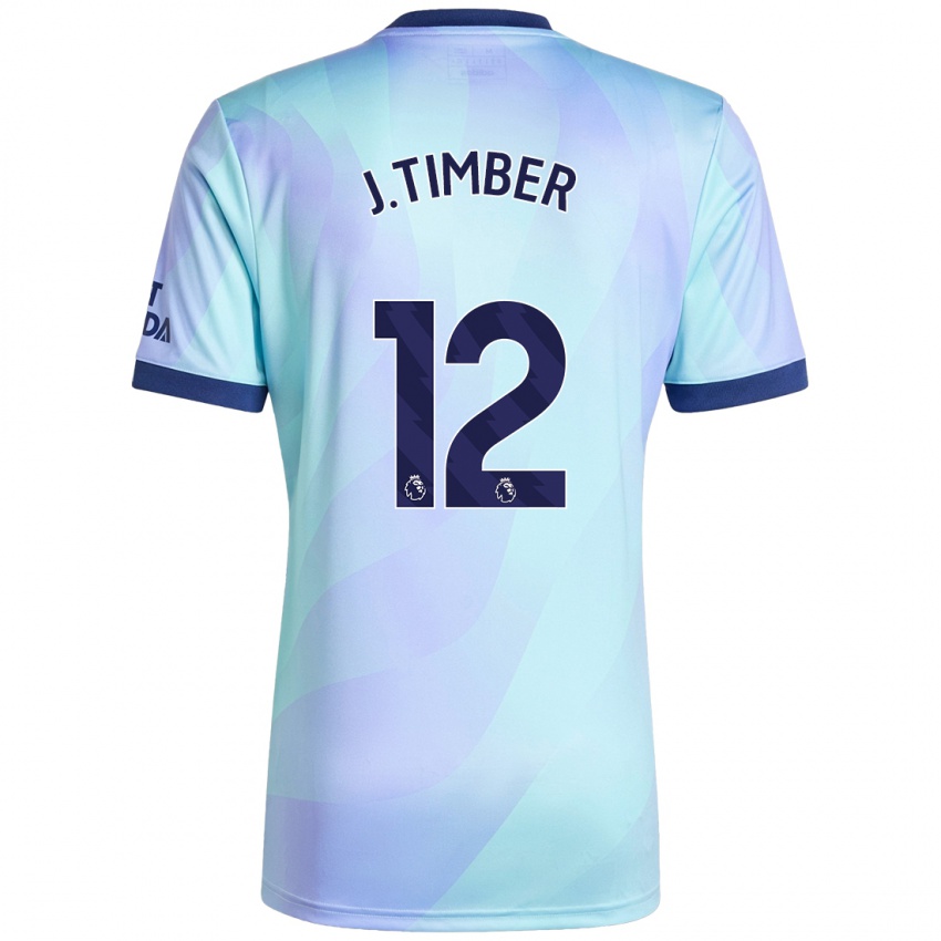 Damen Jurrien Timber #12 Aquamarin Ausweichtrikot Trikot 2024/25 T-Shirt Österreich