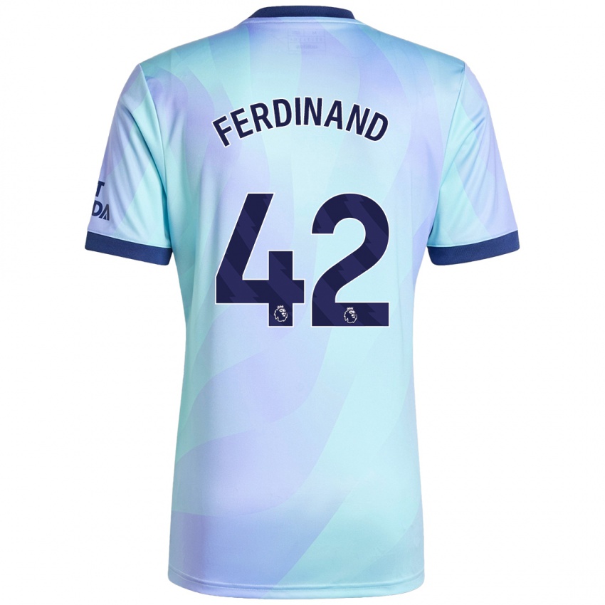 Damen Seb Ferdinand #42 Aquamarin Ausweichtrikot Trikot 2024/25 T-Shirt Österreich