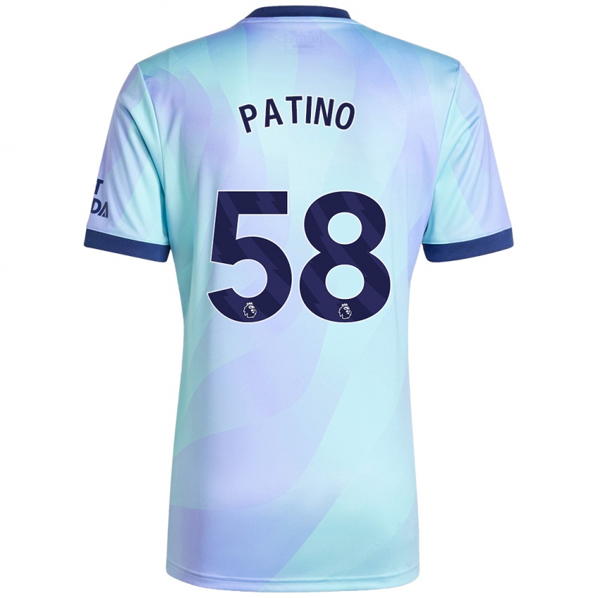 Damen Charlie Patino #58 Aquamarin Ausweichtrikot Trikot 2024/25 T-Shirt Österreich