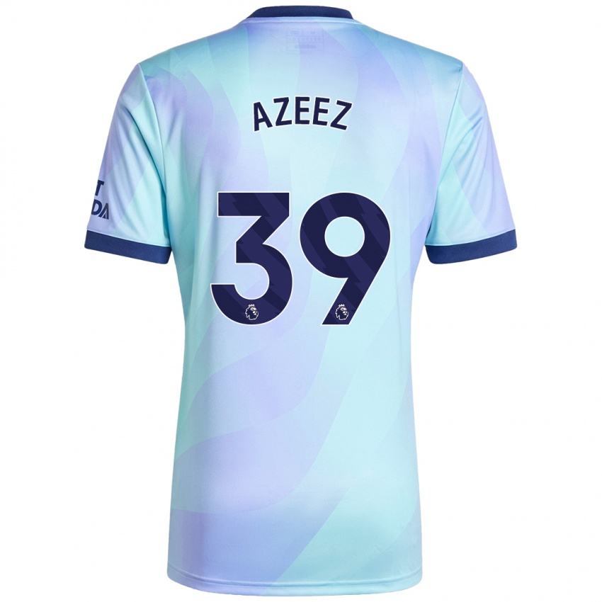 Damen Miguel Azeez #39 Aquamarin Ausweichtrikot Trikot 2024/25 T-Shirt Österreich