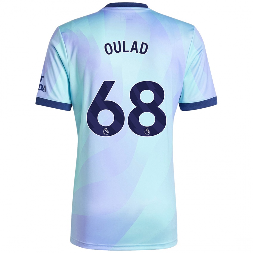 Damen Salah-Eddine Oulad M'hand #68 Aquamarin Ausweichtrikot Trikot 2024/25 T-Shirt Österreich