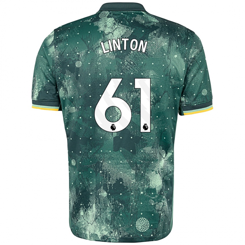 Damen Jahziah Linton #61 Mintgrün Ausweichtrikot Trikot 2024/25 T-Shirt Österreich