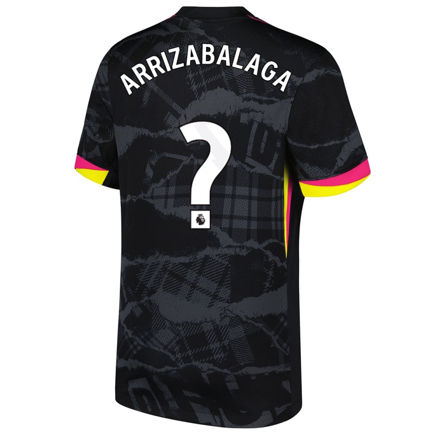 Damen Kepa Arrizabalaga #0 Schwarz Rosa Ausweichtrikot Trikot 2024/25 T-Shirt Österreich