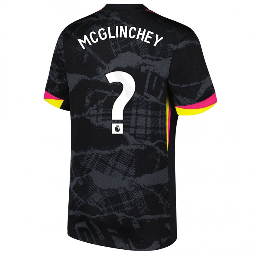 Damen Harry Mcglinchey #0 Schwarz Rosa Ausweichtrikot Trikot 2024/25 T-Shirt Österreich