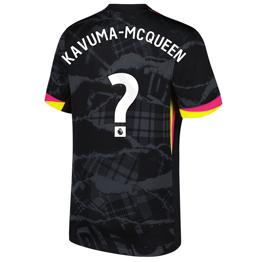 Damen Ryan Kavuma-Mcqueen #0 Schwarz Rosa Ausweichtrikot Trikot 2024/25 T-Shirt Österreich