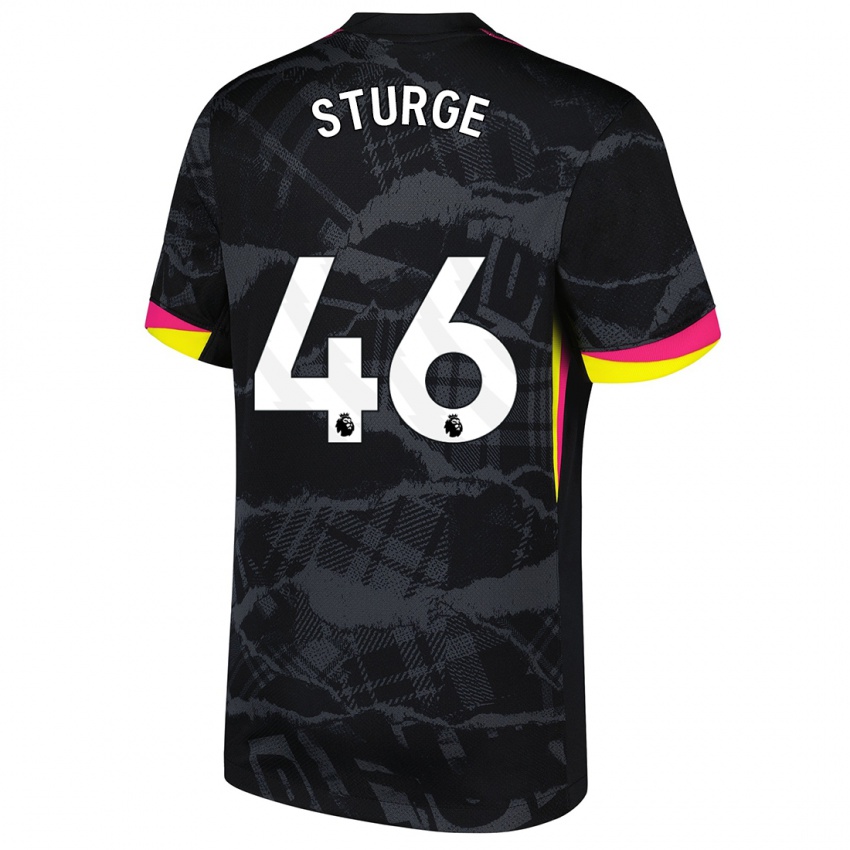 Damen Zak Sturge #46 Schwarz Rosa Ausweichtrikot Trikot 2024/25 T-Shirt Österreich