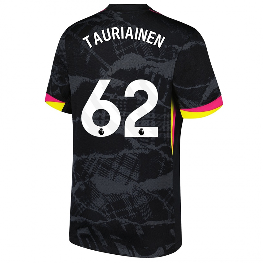 Damen Jimi Tauriainen #62 Schwarz Rosa Ausweichtrikot Trikot 2024/25 T-Shirt Österreich